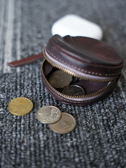 Retro Handmade Leather Coin Wallet