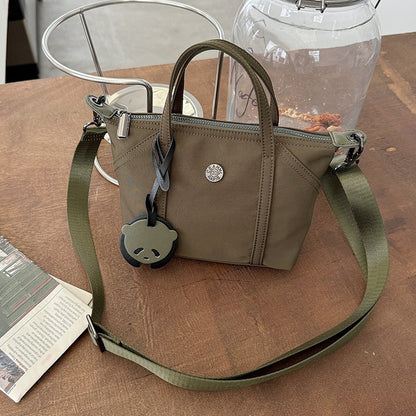 Canvas Mini Tote Handbag Crossbodybag