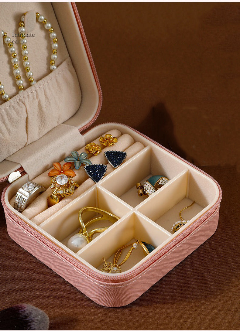 Travel Jewelry Box Engraved Jewelry Case Travel Accessories