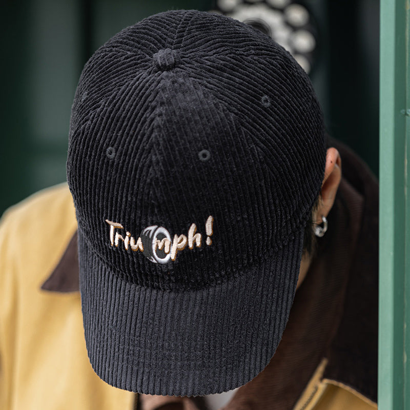 Retro Adjustable Corduroy Baseball Cap