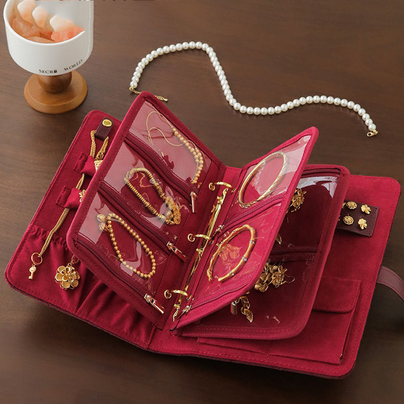 Retro Velvet Jewelry Storage Bag
