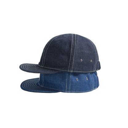 Retro Denim Flip Hat Beret Casual Cap Adjustable Hat