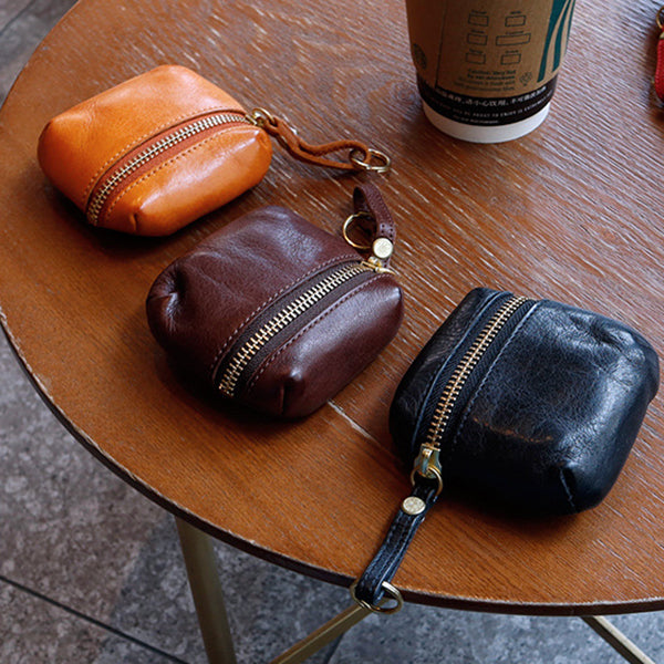 Retro Handmade Leather Storage Bag