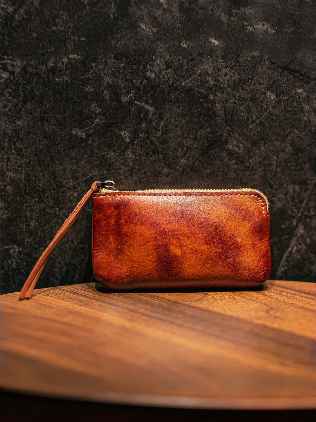 Vintage Zipper Cards Holder Coin Wallet