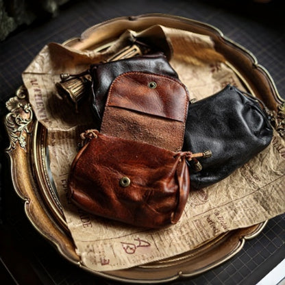 Retro Handmade Leather Card Holders Wallet