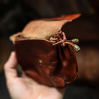 Retro Handmade Leather Card Holders Wallet