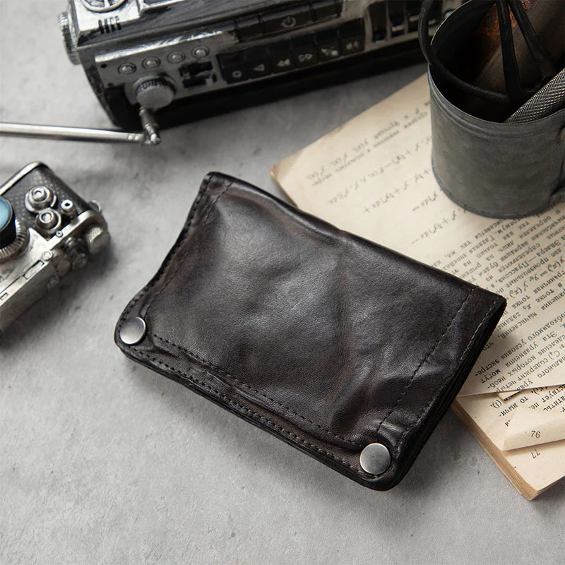 Retro Handmade Leather Wallet Multi-card Slots Wallet