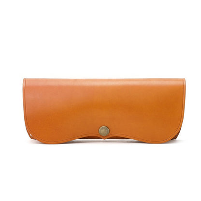 Retro Tanned Leather Glasses Case