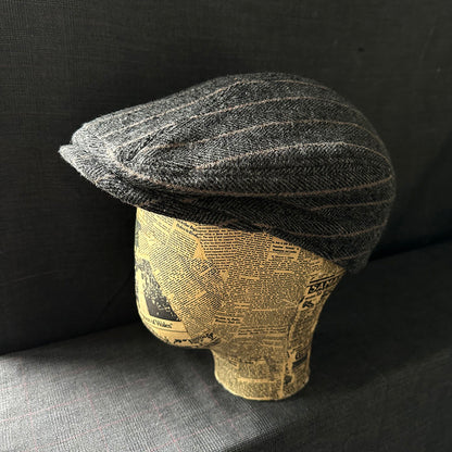 Retro Painter Beret Wool Striped Newsboy Hat