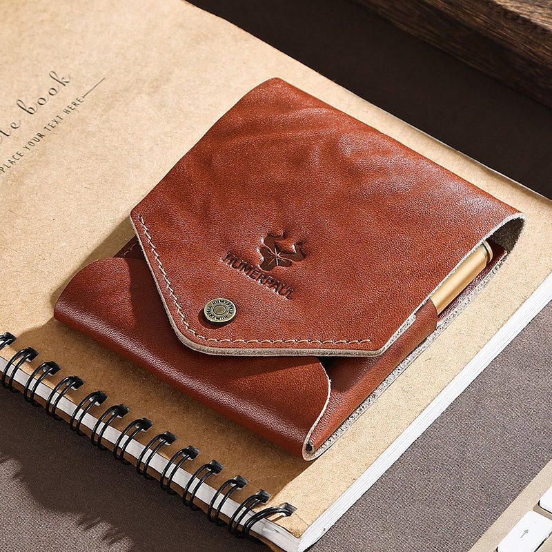 Retro Leather Multifunctional Compact Wallet