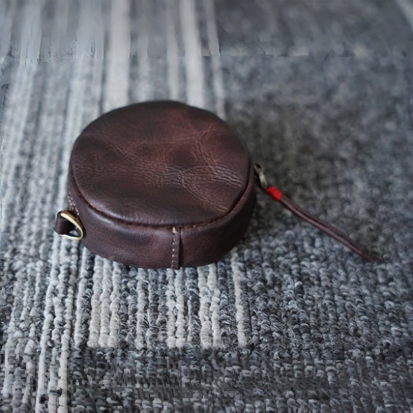 Retro Handmade Leather Coin Wallet