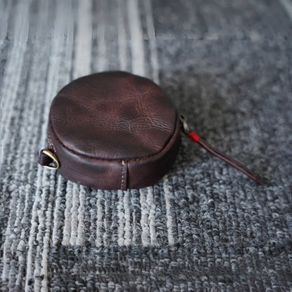 Retro Handmade Leather Coin Wallet