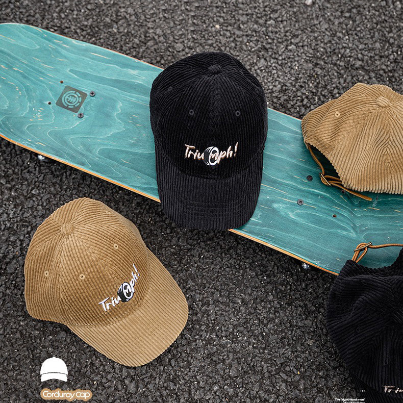 Retro Adjustable Corduroy Baseball Cap