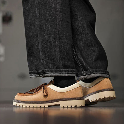 Retro Suede Lace-up Warm Shoes