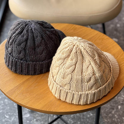 Retro Handmade Knitted Wool Hat
