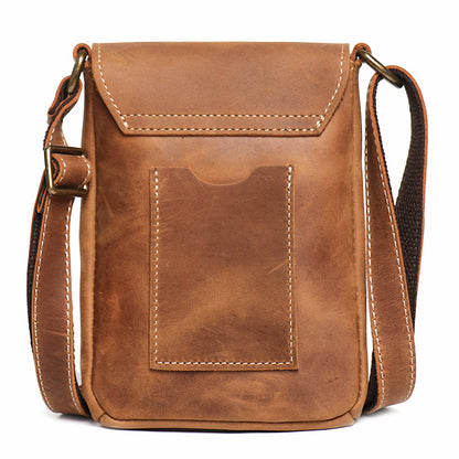 Retro Leather Shoulder Bag Crossbody Bag