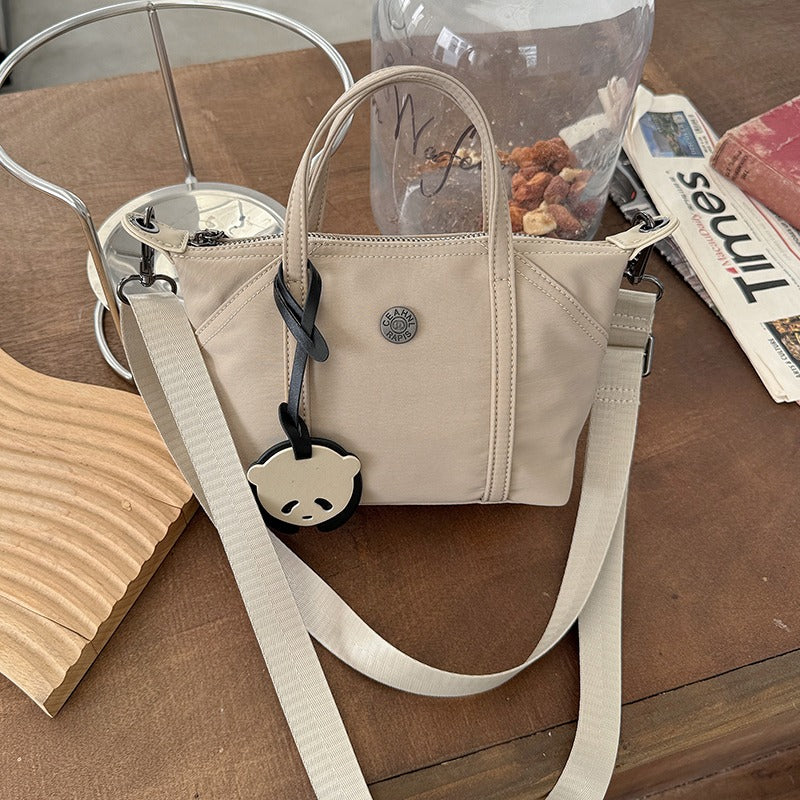 Canvas Mini Tote Handbag Crossbodybag