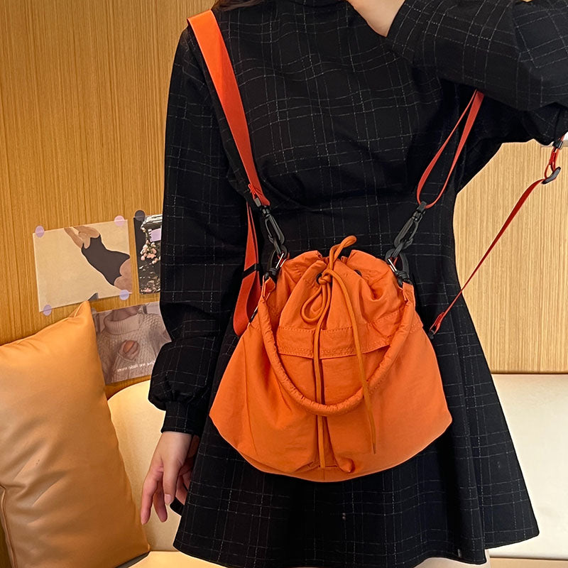 Retro Multi-pocket Colorful Mini Backpack Shoulder Bag