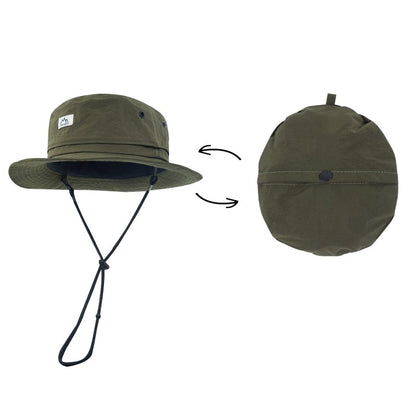 Outdoor Waterproof Bucket Hat Fishing Hat Quick Dry Climbing Hat