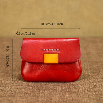 Authentic Leather Handmade Wallet | Capable of Storing Coins, Change, Cards & Stylish Creative Card Holder