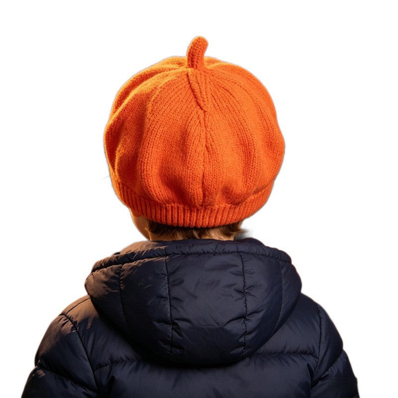 Retro Halloween Pumpkin Autumn Style Print Hat