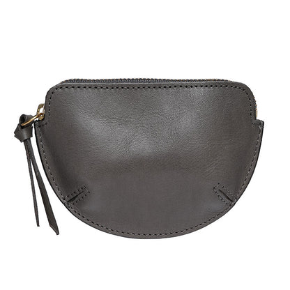 Retro Leather Coin Purse Zipper Wallet