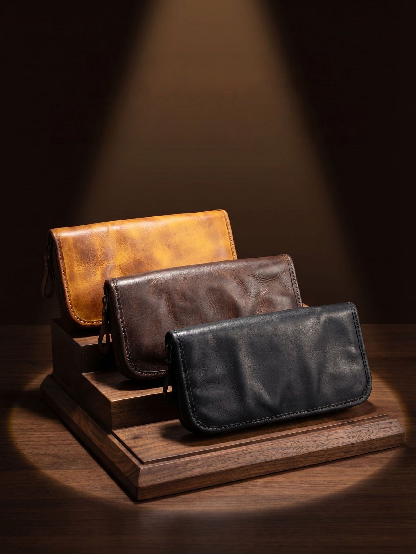 Retro Handmade Leather Wallet Multi-card Slots Wallet