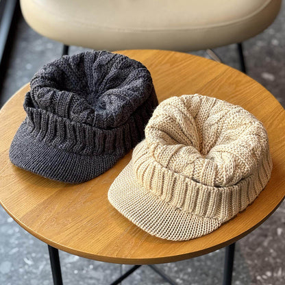 Retro Handmade Knitted Wool Hat