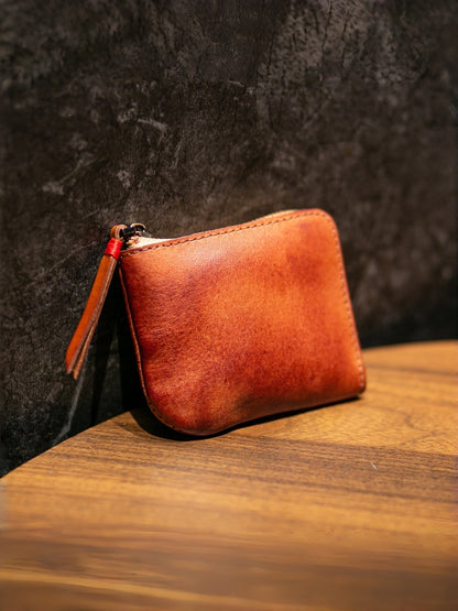Vintage Zipper Cards Holder Coin Wallet