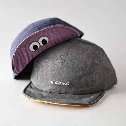Retro Flip Hat Beret Casual Cap Adjustable Hat