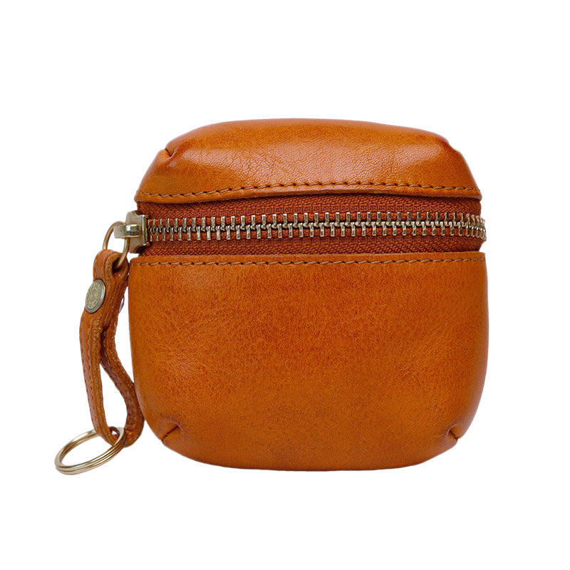 Retro Handmade Leather Storage Bag
