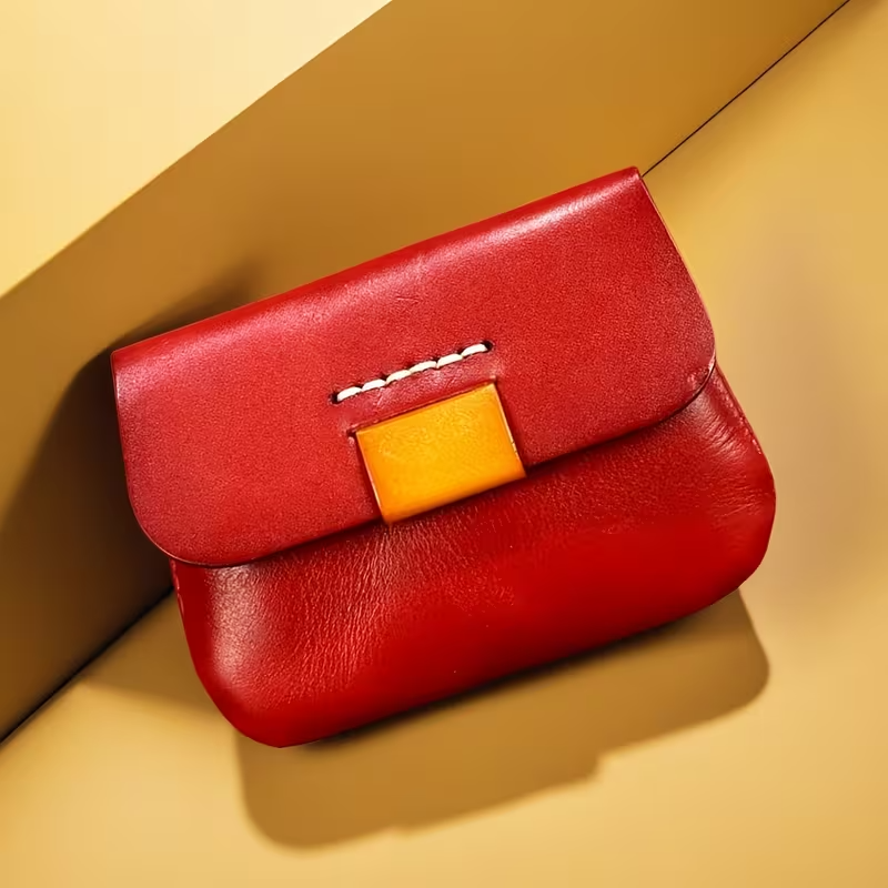 Authentic Leather Handmade Wallet | Capable of Storing Coins, Change, Cards & Stylish Creative Card Holder