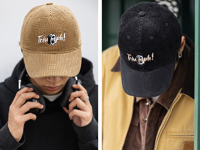 Retro Adjustable Corduroy Baseball Cap