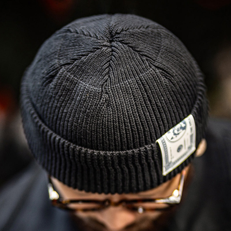 Vintage Winter Wool Knitted Beanie Adjustable Hat