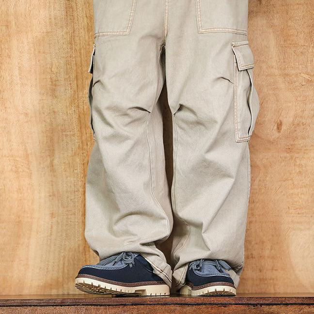 Retro Suede Lace-up Warm Shoes