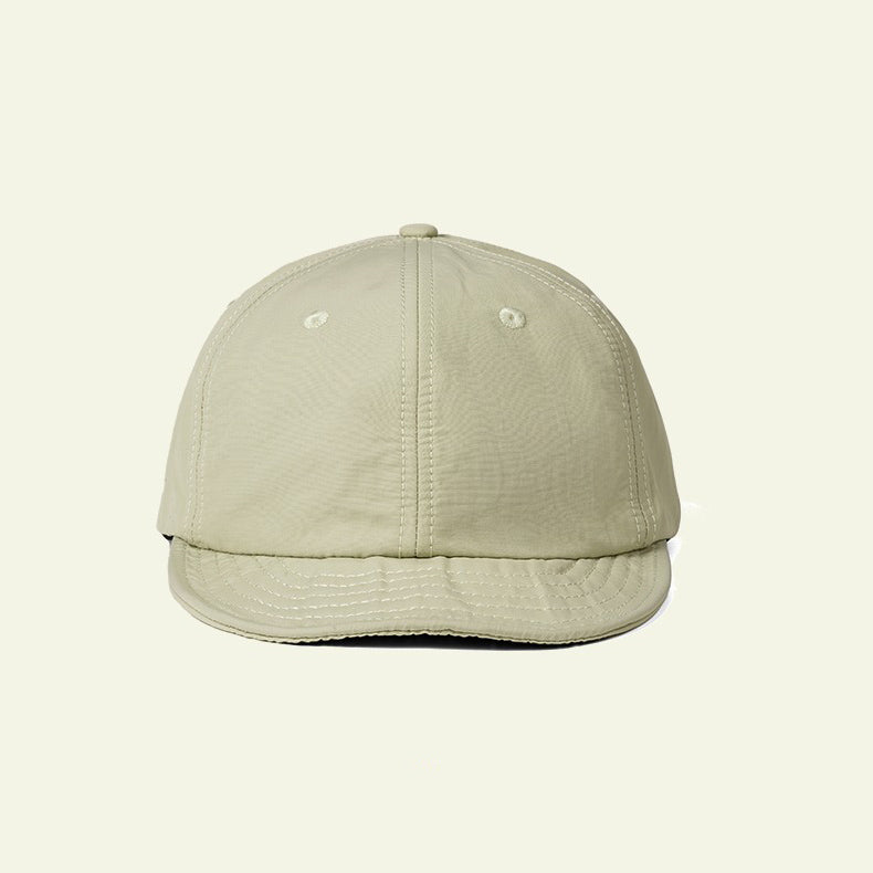 Retro Printed Baseball Cap Flip Hat Beret