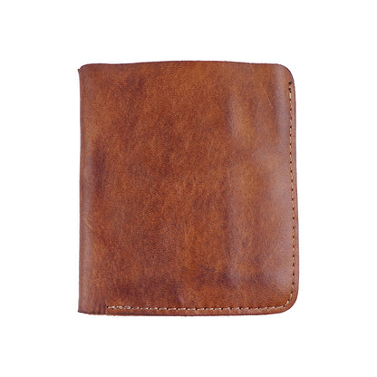 Retro Handmade Leather Card Wallets