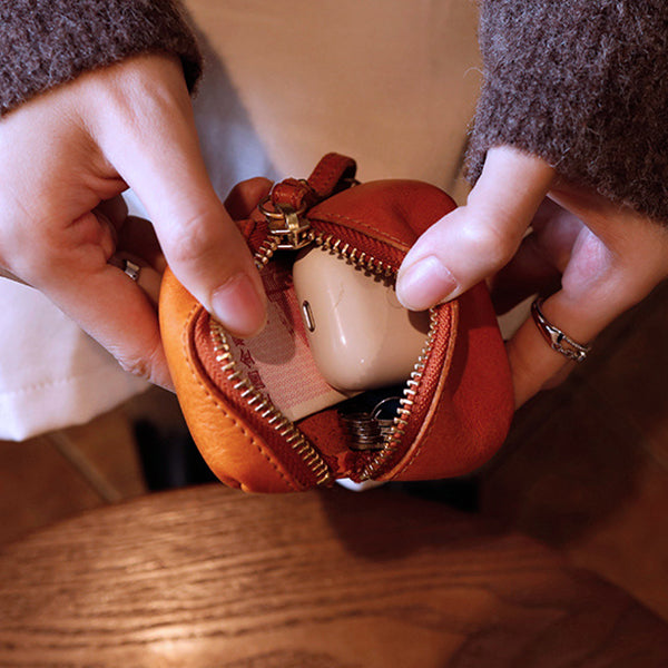Retro Handmade Leather Storage Bag