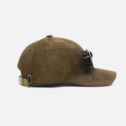 Retro Glasses Storage Flip Hat Beret Casual Cap Adjustable Hat