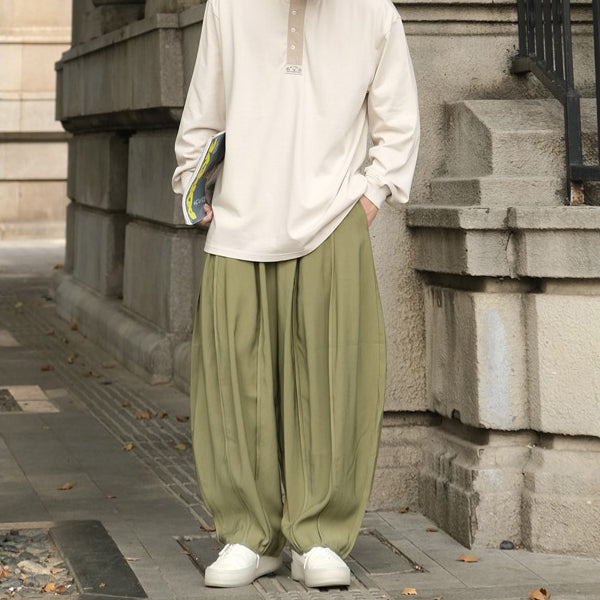 Retro Loose Straight Harem Oversize Trousers