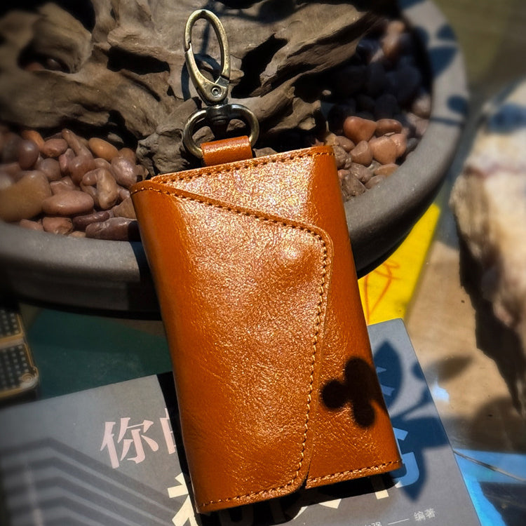 Retro Handmade Leather Key Bag Waist Bag