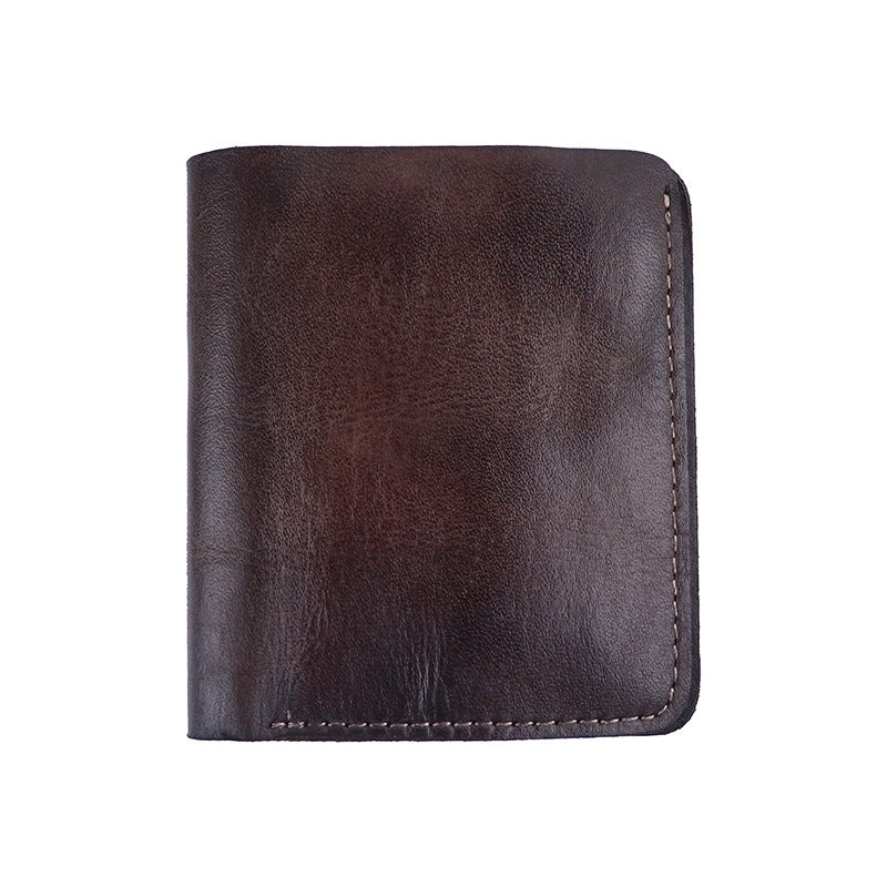Retro Handmade Leather Card Wallets