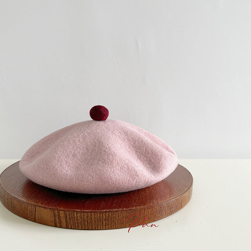 Retro Wool Beret Knitted Painter Hat