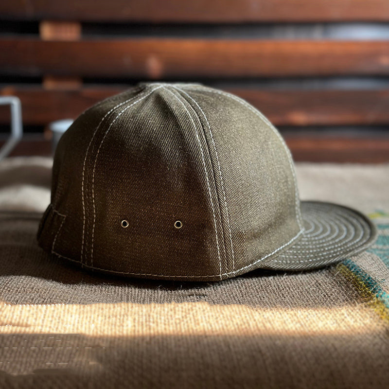Retro Denim Flip Hat Beret Casual Cap Adjustable Hat