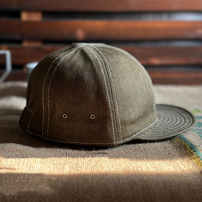 Retro Denim Flip Hat Beret Casual Cap Adjustable Hat