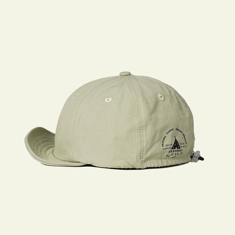 Retro Printed Baseball Cap Flip Hat Beret