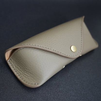 Retro Tanned Leather Glasses Case