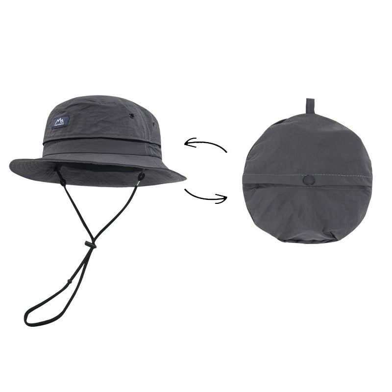 Outdoor Waterproof Bucket Hat Fishing Hat Quick Dry Climbing Hat