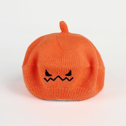 Retro Halloween Pumpkin Autumn Style Print Hat