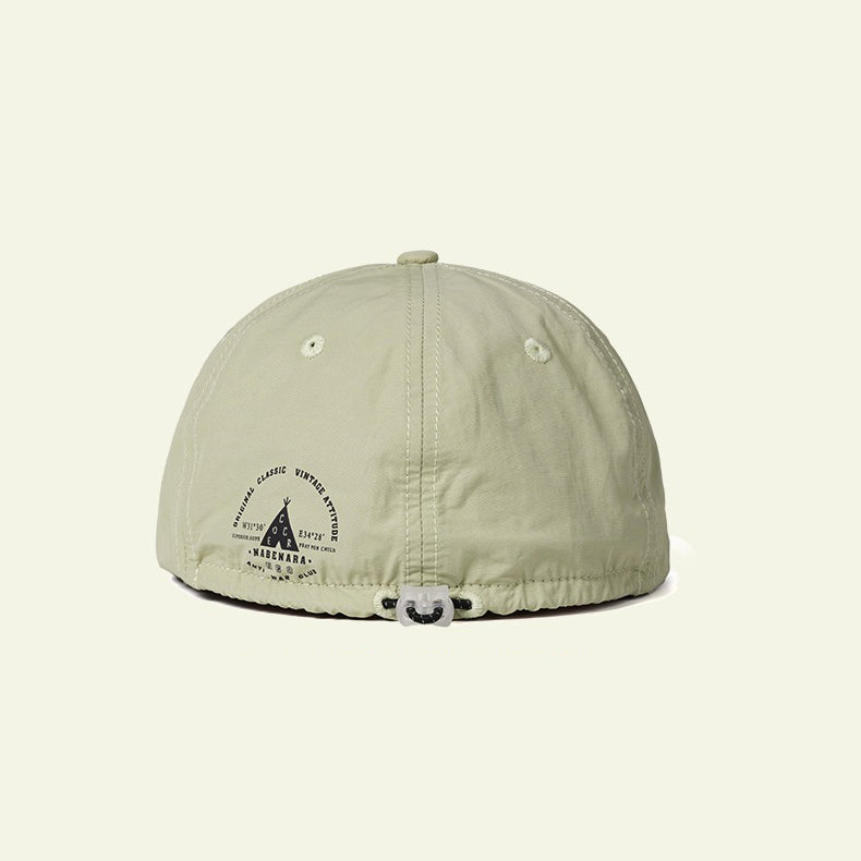 Retro Printed Baseball Cap Flip Hat Beret